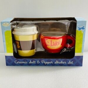 Gilmore Girls Lukes Diner Ceramic Salt and Pepper Shaker Set Coffee Cup GIL509K2